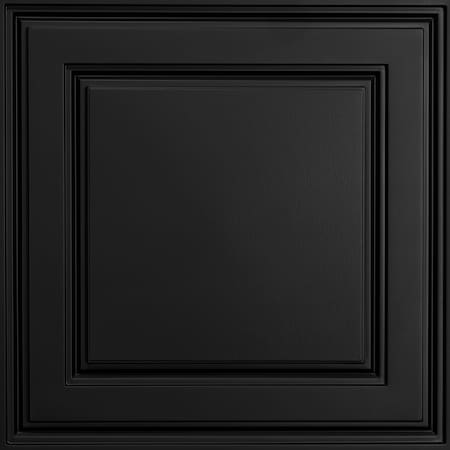Ceilume Stratford 2ft x 2ft Black Ceiling Tile V1-STRATF-22BKO